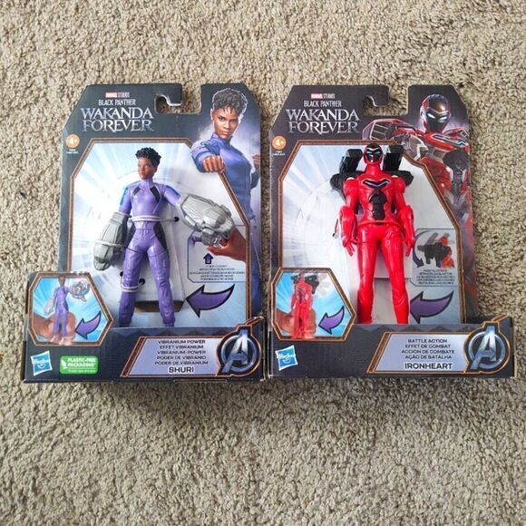 Black Panther Wakanda Forever Shuri & Ironheart 6" Inch Action Figured BRAND NEW - Picture 1 of 4
